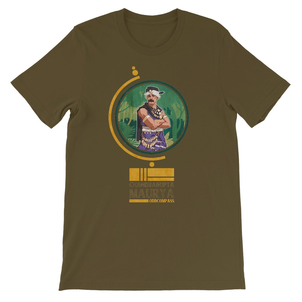 Chandragupta Maurya Unisex Short Sleeve T-Shirt