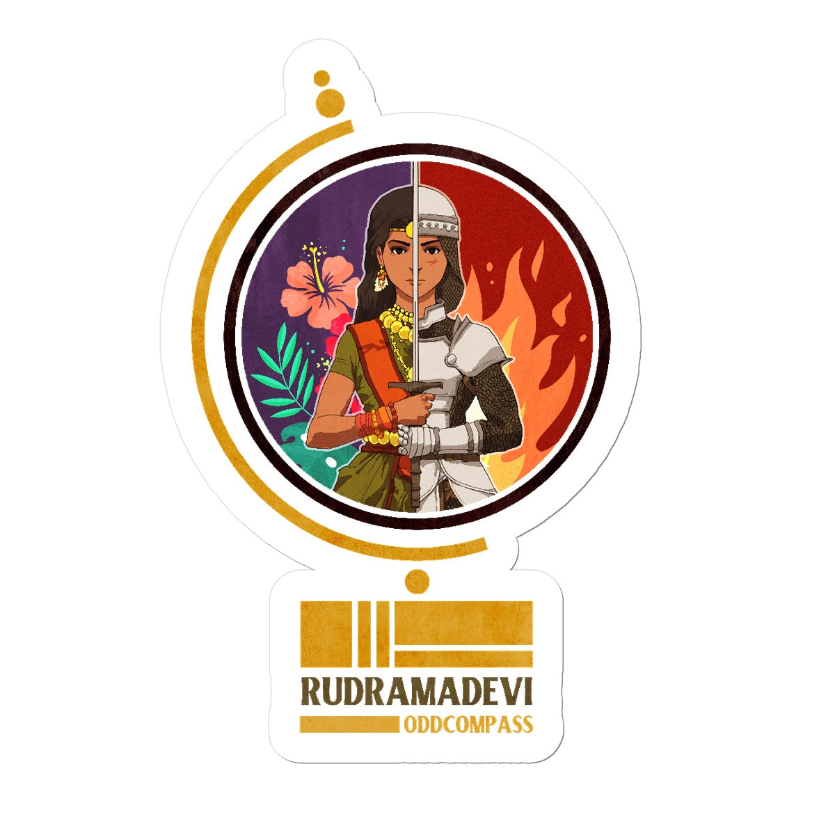 Rudramadevi Sticker