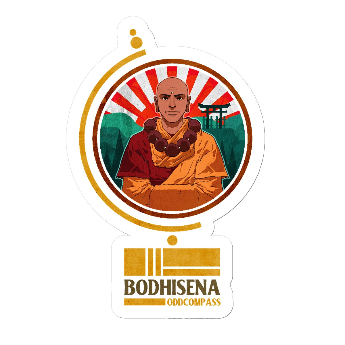 Bodhisena Sticker