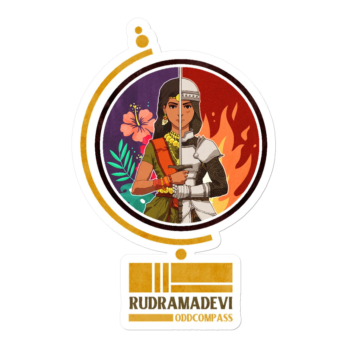 Rudramadevi Sticker