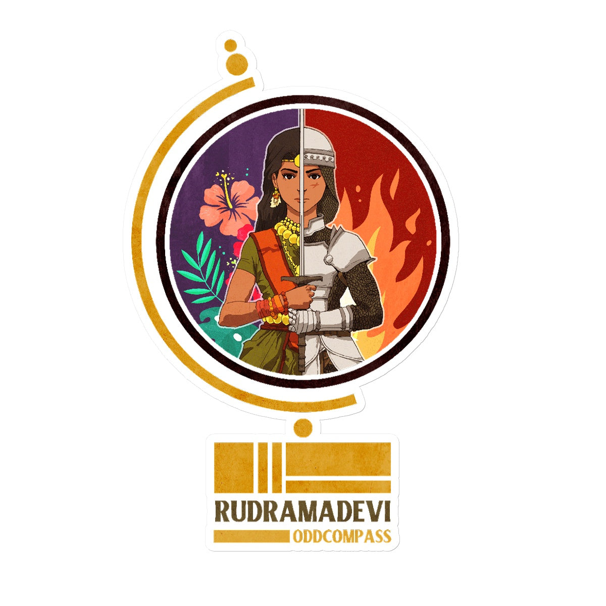 Rudramadevi Sticker